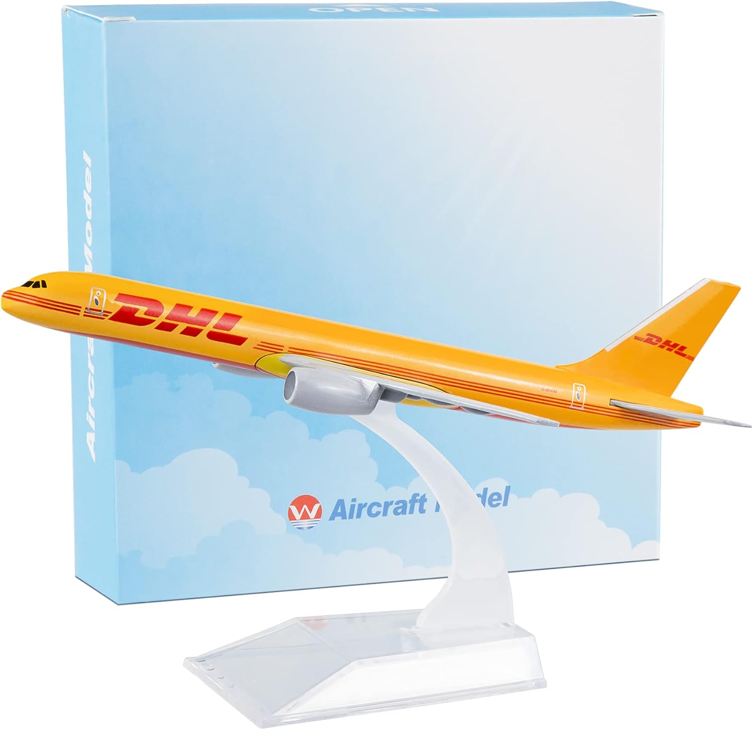 Model Airplane Plastic - 16cm Metal Airplane B757 DHL Cargo