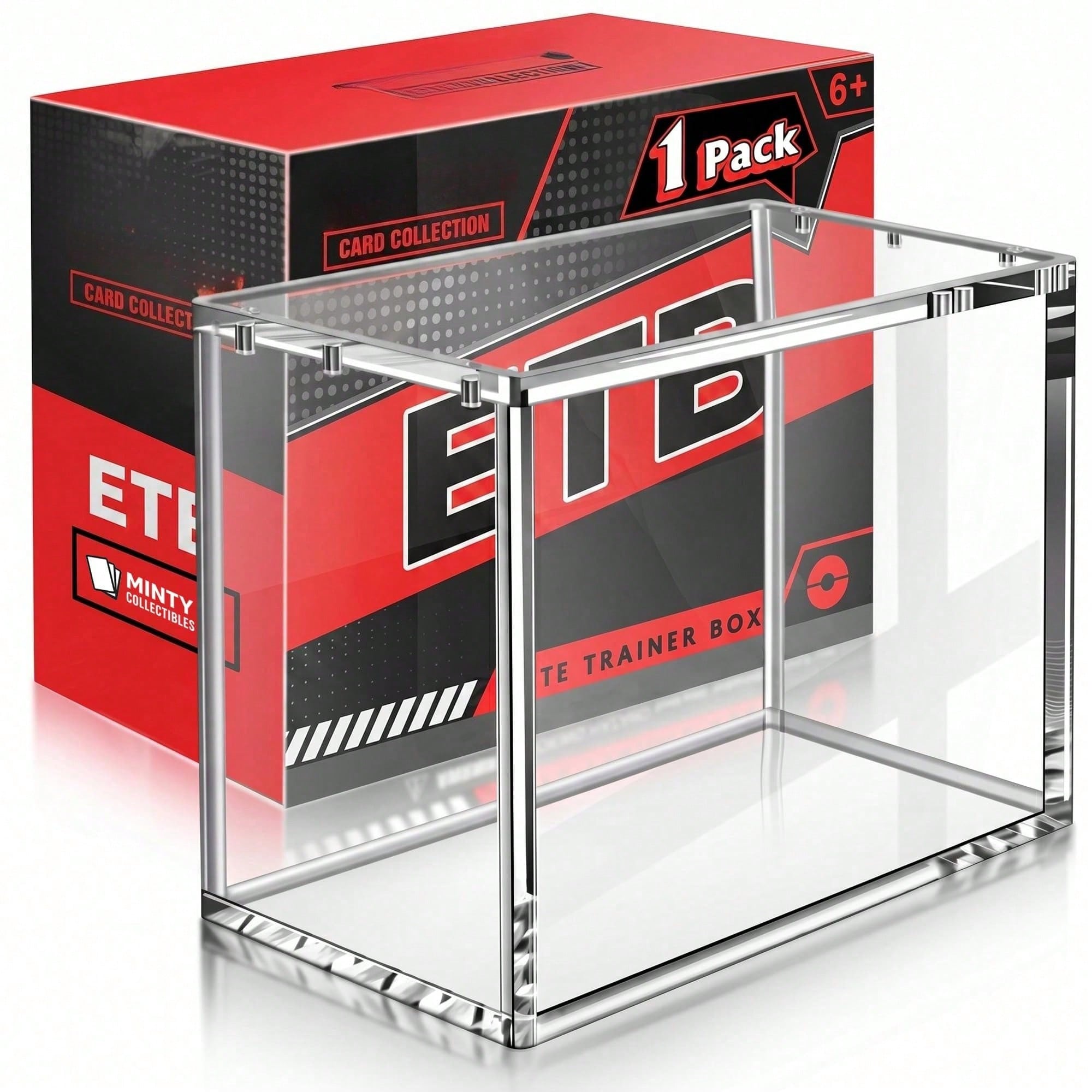 ETB Clear Magnetic Acrylic Dis - Display Case Acrylic 评论和价格