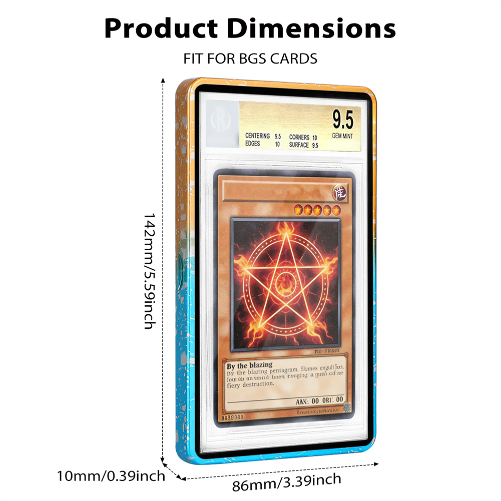 Metal Fit for B-G-S Slab Bumpe - Graded Card Display 评论和价格