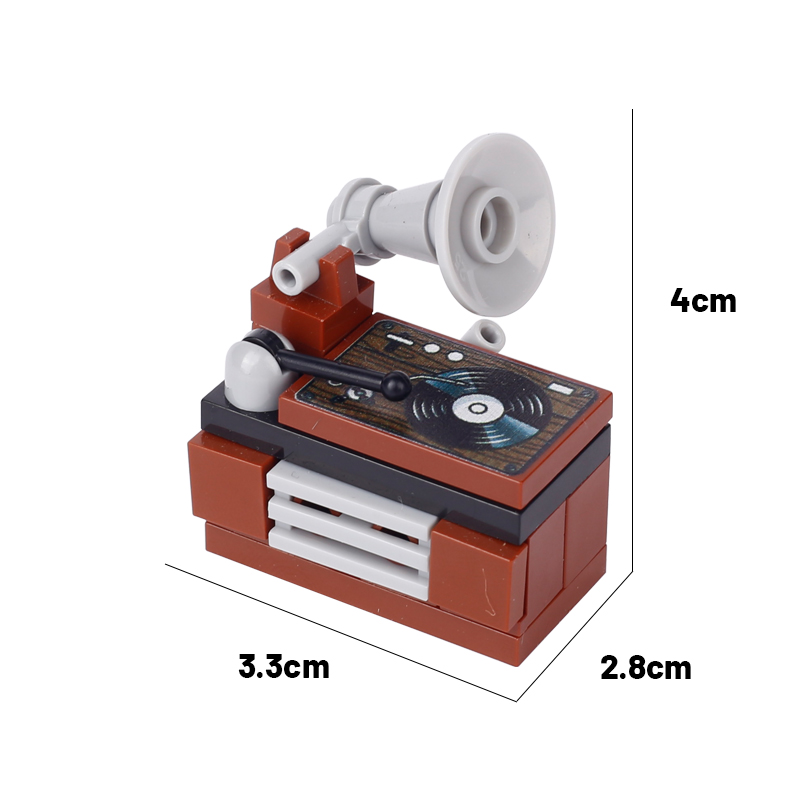 City Music Recorder DJ Station - Lego Minifigure Holder 评论和价格