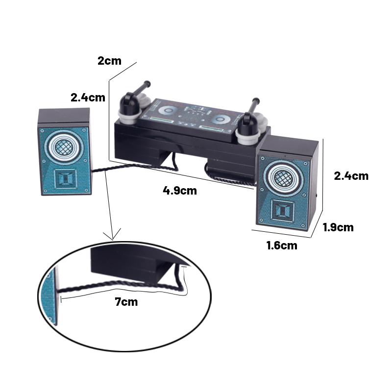 City Music Recorder DJ Station - Lego Minifigure Holder 评论和价格
