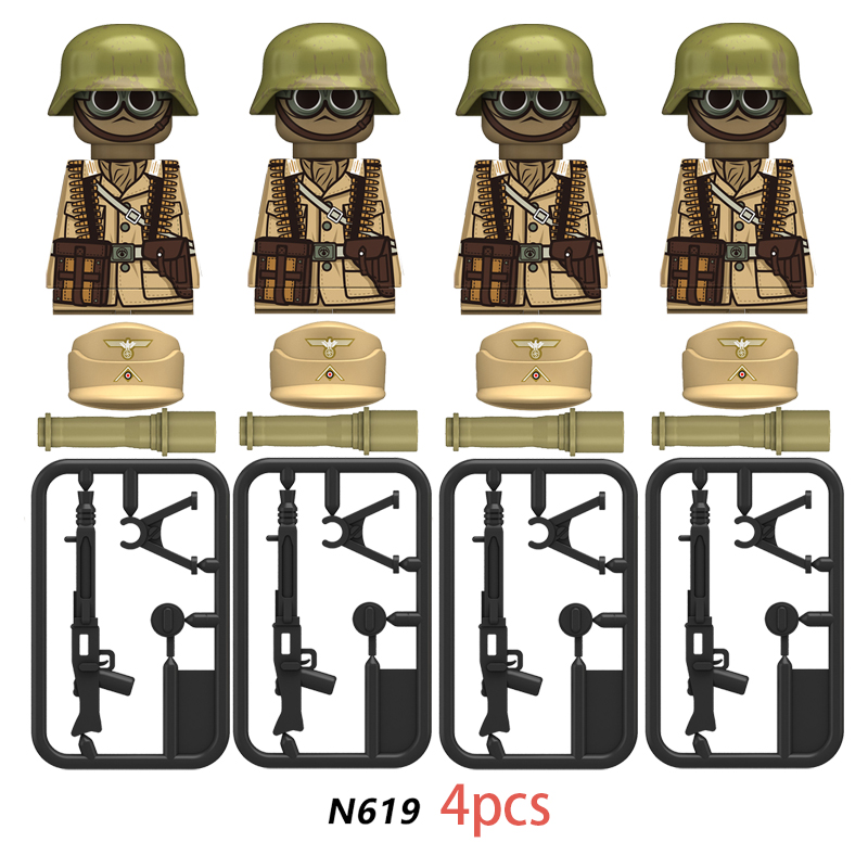 HOT Military Figures Building  - Lego Minifigure Holder 评论和价格