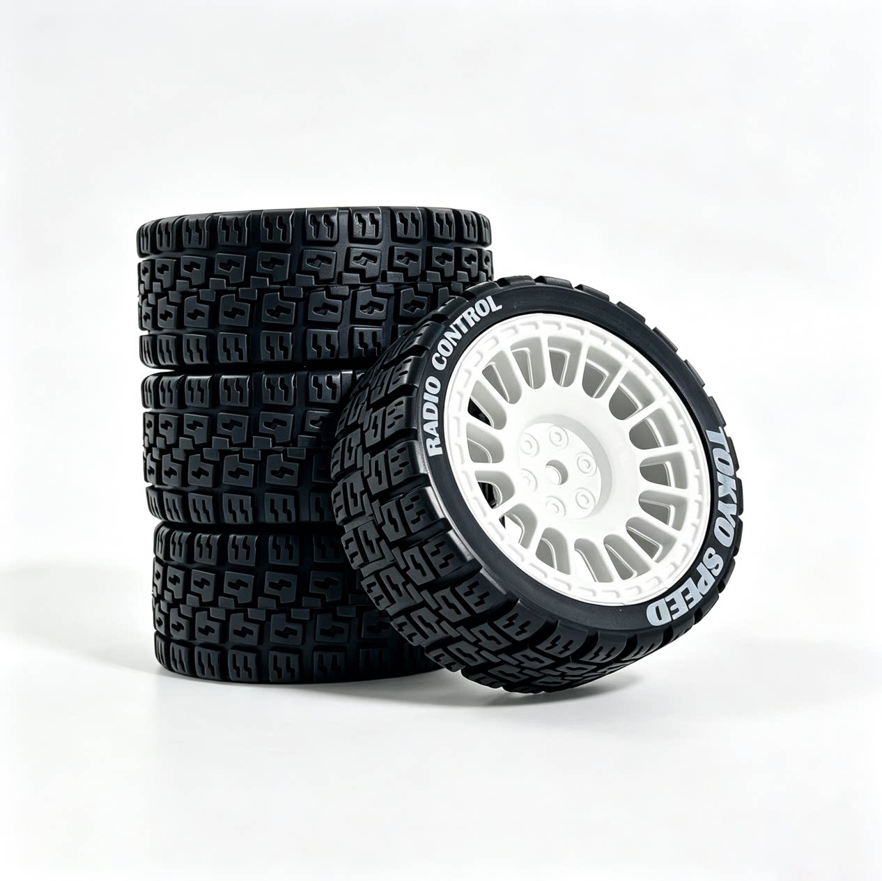 1/10 RC Rally Car 4Pcs 68mm Gr - Tamiya Model Rc Car 评论和价格