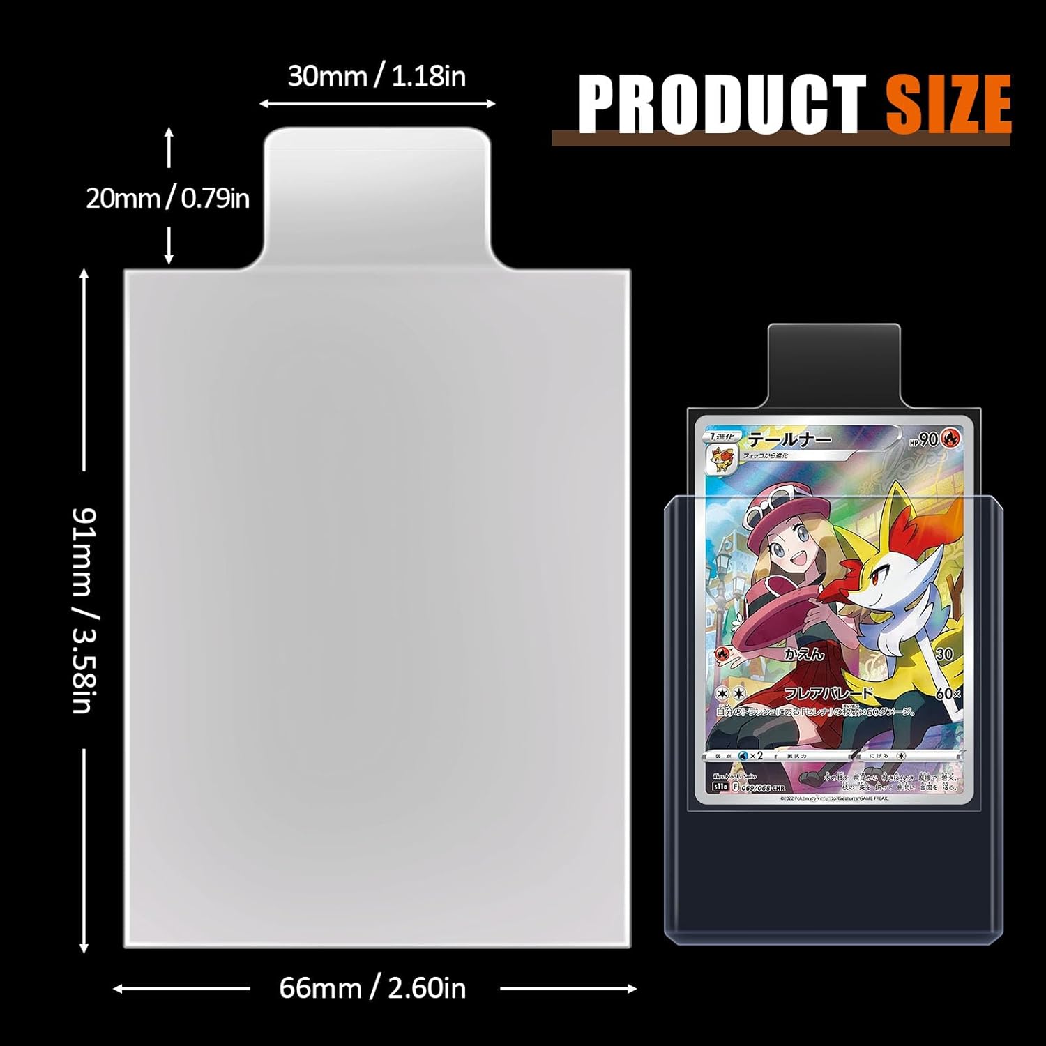 100-500Pcs Transparent Raised  - Graded Card Display 评论和价格