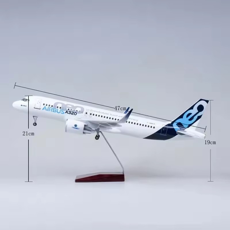 1:80 Scale 47 Cm Model Airbus  - Model Airplane Plastic 评论和价格