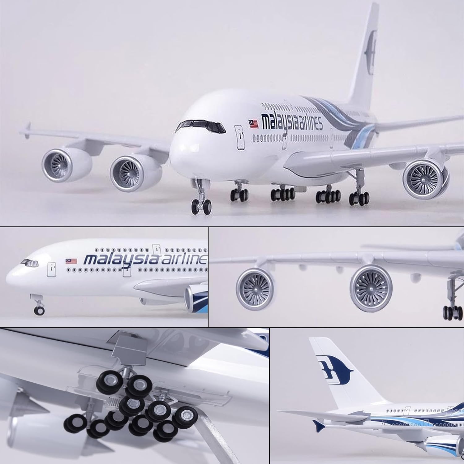 1:160 Scale Malaysia Airlines  - Model Airplane Plastic 评论和价格